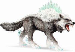 Schleich Schneewolf Spielzeugfigur Eldrador 42452 Fantasietier