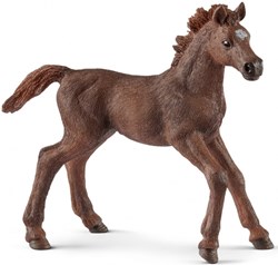 Schleich Pferd Englisches Vollblut Fohlen Spielfigur braun 9 cm