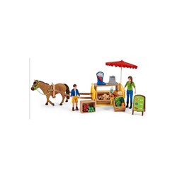 Schleich Bauernhof - Mobiler Bauernstand Spielset 42528 Kinderspielzeug