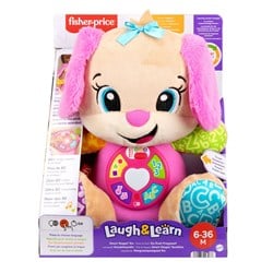 Mattel interaktives Kuscheltier Hund Lernspaß mitwachsend Spielzeug rosa