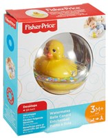 Mattel Fisher-Price Wasserball Ente Badespielzeug Baby gelb