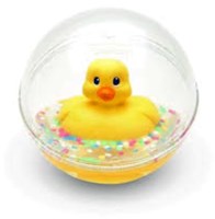 Mattel Fisher-Price Wasserball Ente Badespielzeug Baby gelb-2