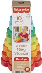FISHER-PRICE WOODEN RING STACKER