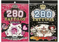 16 Hefte mit Tattoos 2 sort. 2246