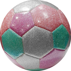 Metallic Voetbal Roze
