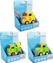 Vedes Baufahrzeuge Spielzeug Set mit Licht und Sound, 3 Stück