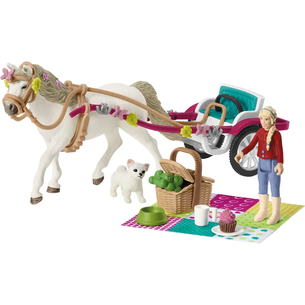 Schleich Horse Club - Kutsche für große Pferdeshow Spielzeug 42467