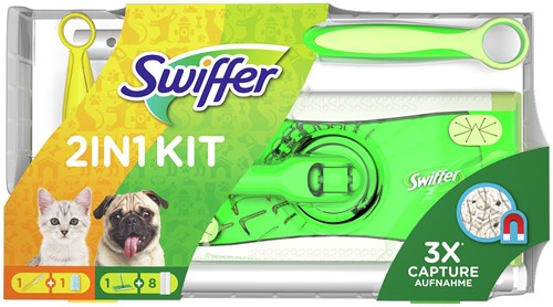 Swiffer Duo Starterkit incl. Navullingen 8+1 stuks