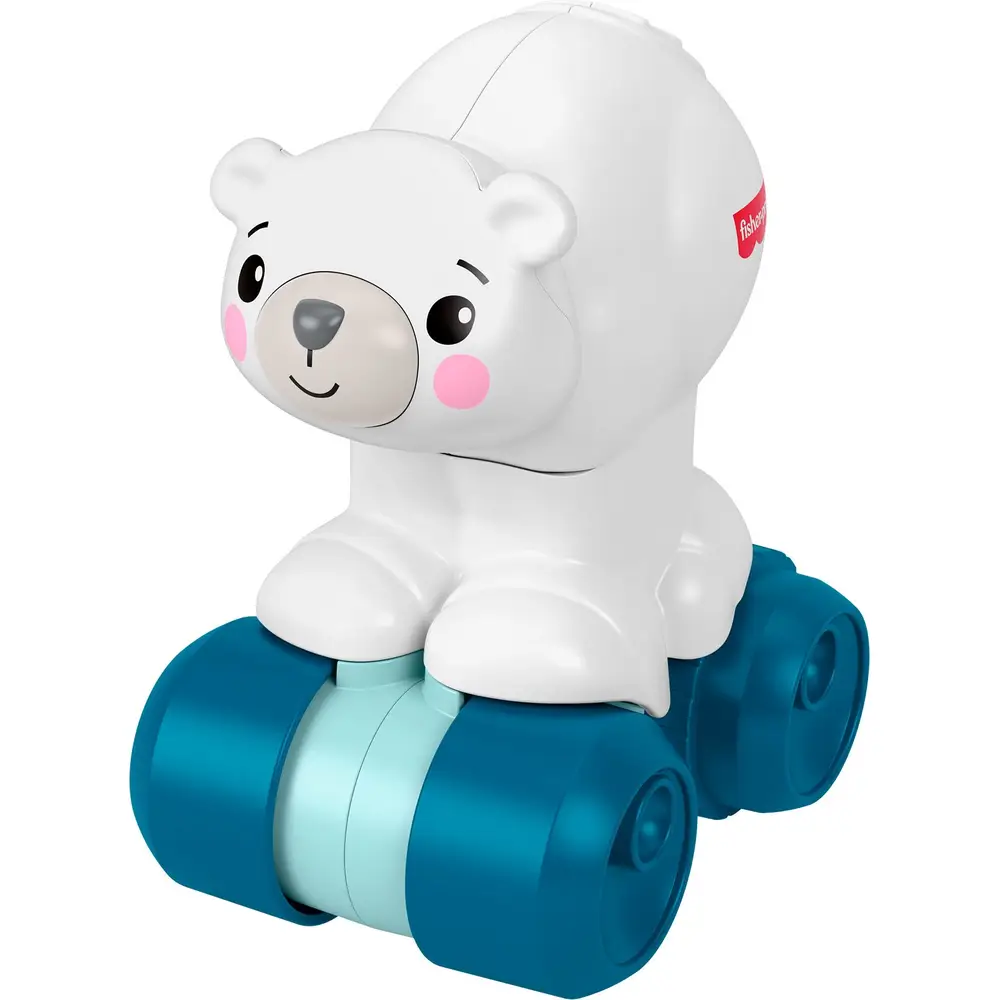 Mattel Fisher-Price Krabbelbär blaues Entwicklungsspielzeug für Babys