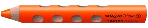 Lyra Crayon Lyra Groove Triple 1 En Étui De 6 Pcs - Orange (Pefc)