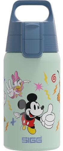 SIGG Trinkflasche Mickey Mouse 0,5L - Kinderfreundliche Wasserflasche Disney