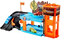 Disney cars garage glow racers met 3 auto's