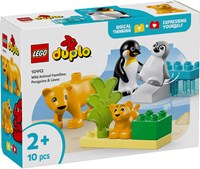 LEGO DUPLO Bauset Wildtiere Pinguine Löwen Kleinkindspielzeug