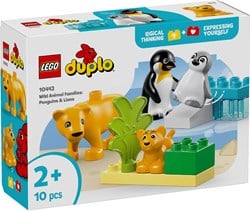 LEGO DUPLO Bauset Wildtiere Pinguine Löwen Kleinkindspielzeug