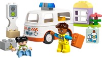 LEGO DUPLO Rettungswagen Bauset mit Fahrer und Krankenhaus Spielzeug-2