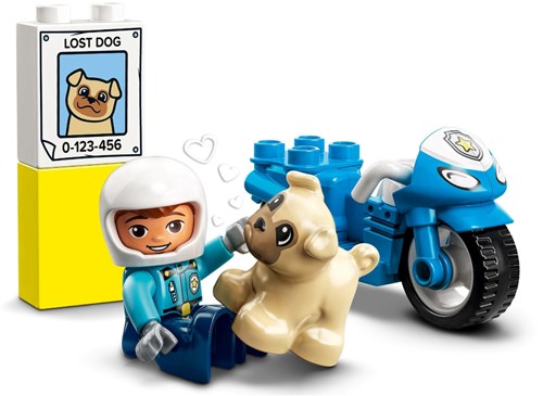 LEGO DUPLO Polizeimotorrad - Spielzeug Bauset für Kleinkinder 10967-3