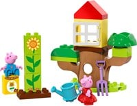 LEGO DUPLO Peppa Pig Garten und Baumhaus Bauset - Peppa Wutz Spielzeug-2