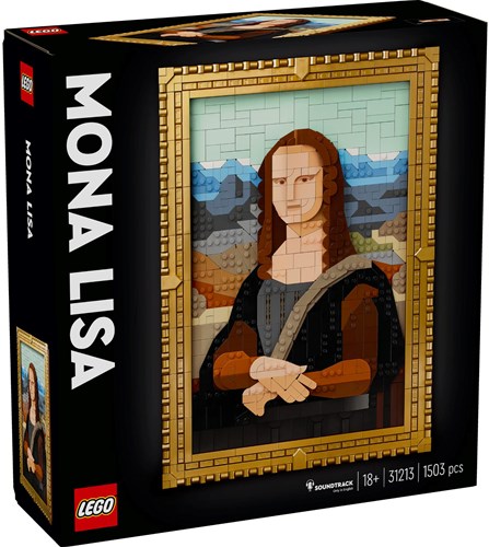 LEGO Art Mona Lisa Bauset für Erwachsene - Kunst Gemälde 31213