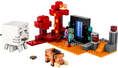 LEGO Minecraft Bauset Nether-Portal Hinterhalt 21255 Spielzeug-2