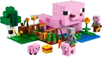 LEGO Minecraft Bauset Das Babyschwein-Haus 21268 Bauernhof-2