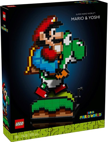 LEGO 71438 Super Mario World: Mario en Yoshi