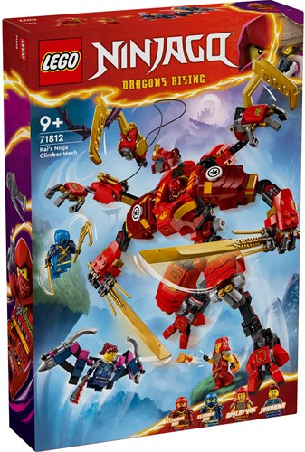LEGO NINJAGO Kai Ninja-Kletter-Mech Bauset Actionfigur 71812 Spielzeug