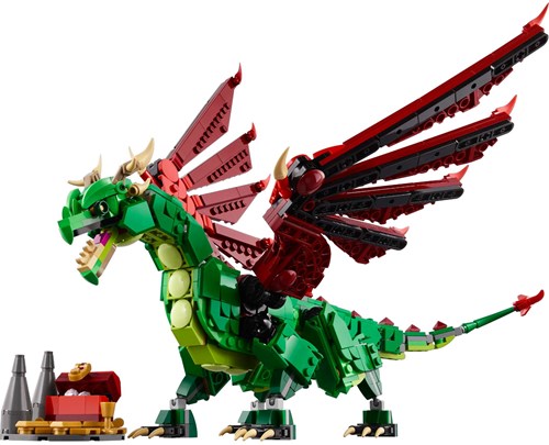 LEGO Creator Bauset mittelalterlicher Drache 3in1 - Fantasy Spielzeug-2