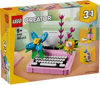LEGO Creator Schreibmaschine Bauset mit Blumen - 3in1 Spielzeug