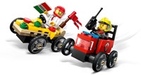 LEGO City - Raceautopakket: pizzabestelwagen vs. brandweerauto 60458-3