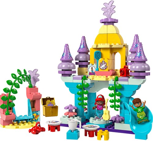 LEGO DUPLO Disney Unterwasserpalast Bauset Arielle - Prinzessinnen Spielzeug-2