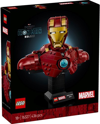 LEGO Marvel Iron Man MK4 Büste - Bauset für Erwachsene - 76327