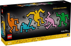 LEGO Art Keith Haring Bauset tanzende Figuren Popart Dekoration