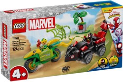 LEGO 11198 Spidey Spin en Electro achtervolging  met dinosaurusvoertuigen