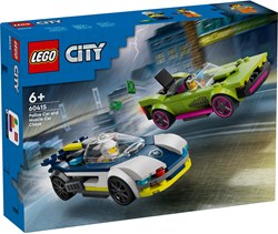 LEGO City Polizeiauto - Spielzeug Auto Verfolgungsjagd 60415