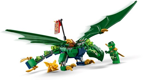 LEGO Ninjago Lloyds grüner Walddrache Bauset Drachen Spielzeug-3
