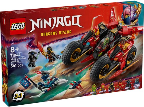 LEGO Ninjago Ninja-Actionflitzer 3-in-1 Spielset - 71844 - Bauset
