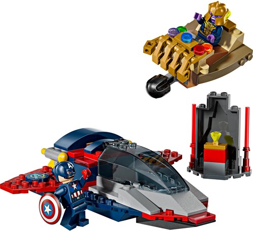 LEGO Super Heroes Bauset Captain America vs Thanos Actionfiguren-2