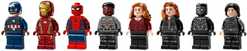 LEGO Marvel Captain America Civil War Actionszene Bauset 76314 Quinjet-3