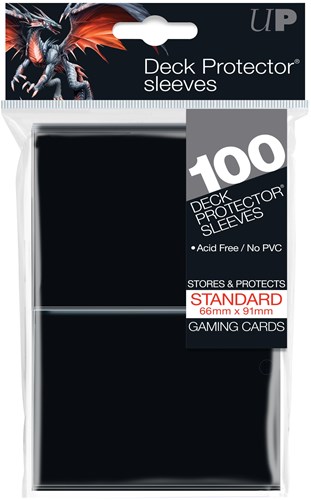 Ultra Pro Kartenhüllen schwarz - 100 Stück - Kartenschutz-2