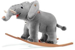 Steiff Plüsch Schaukeltier Trampili Elefant, hellgrau - 70 cm Spielzeug