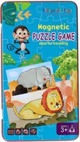 Magnetisches Reisespiel Tierpuzzle im Blech - Lernspielzeug