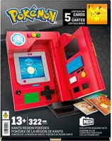 Pokémon Mega Bauset Kanto Pokédex mit Lichtfunktion und 322 Teilen