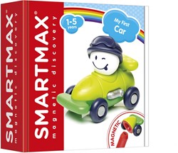 Smartmax magnetisches Spielzeug Auto - My First Car - buntes Bauset