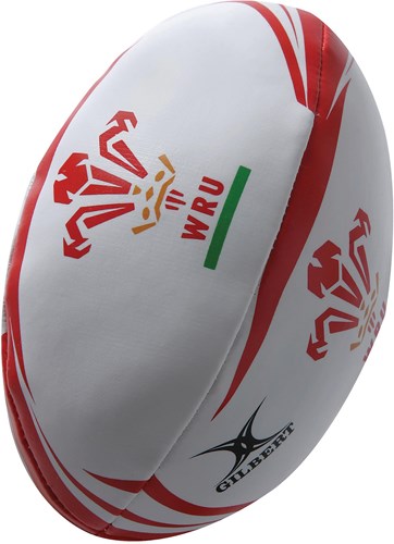 Gilbert Rugbyball Schwamm Wales - weicher Spielball für Kinder