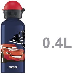 SIGG Trinkflasche Cars Speed 0.4L Aluminium Kinder Blau