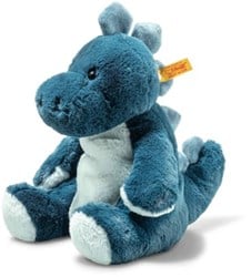 Steiff Plüsch Light at Night Spott Stegosaurus Kuscheltier - blau - 28 cm