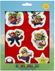 van der Meulen Super Mario Sticker-Set - 8 Bögen - Dekorationsaufkleber