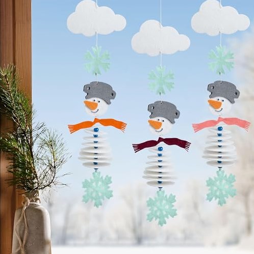 Haba Bastelset Filzgirlande Schneemann kreatives Spielzeug