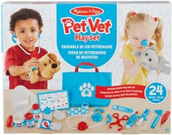 Spin Master Tierarzt Spielset Plüschhund Katze 24-teiliges Spielzeugset