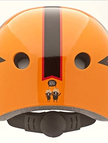 Coconuts Kinderhelm Fahrradhelm orange Stern Medium für 6-10 Jahre Orange star-2